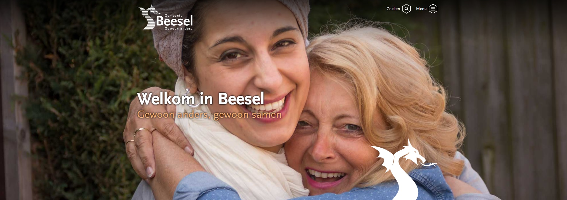 Homepage website Gemeente Beesel