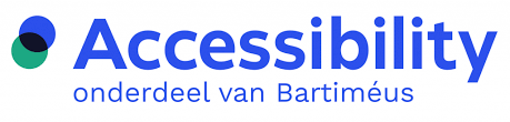 Logo Accessibility, onderdeel van Bartimeus